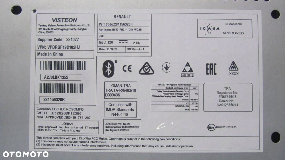 MASTER TRAFIC III RADIO USB 281156320R - 3