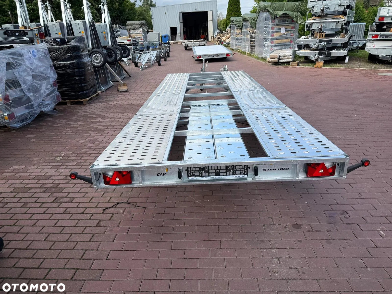 TEMARED Przyczepa CAR DECK 6021/3 3,5T 600x210cm 3 osie DMC 3500kg OKAZJA WYPRZEDAŻ! - 4