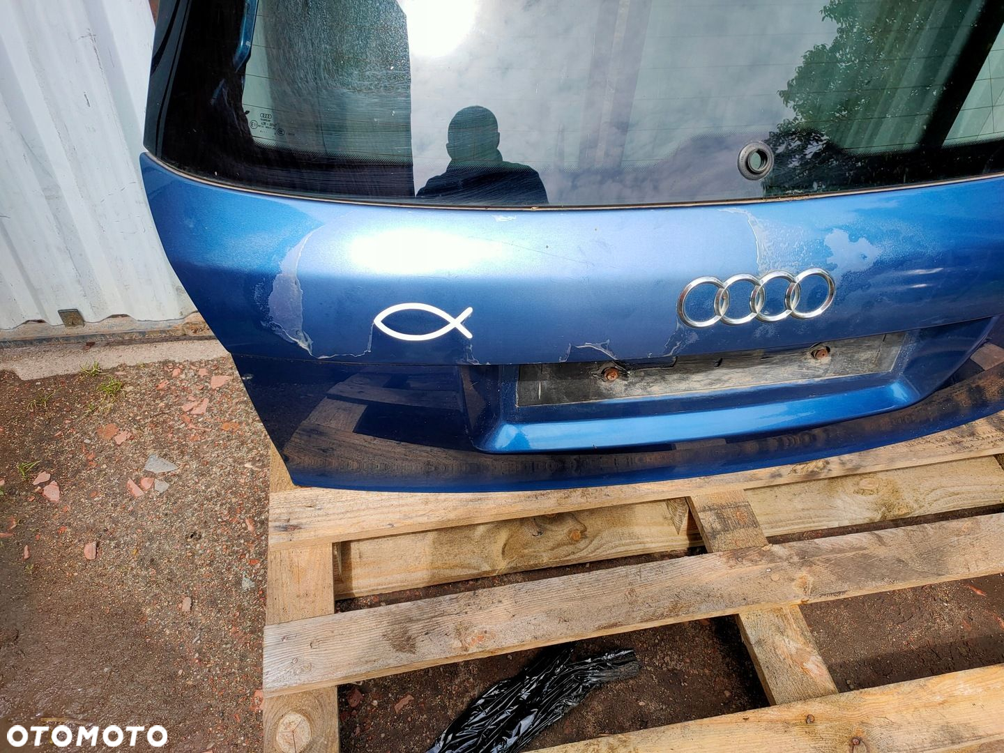 KLAPA BAGAŻNIKA TYŁ AUDI A4 B6 KOMBI LZ5C ŁADNA - 2