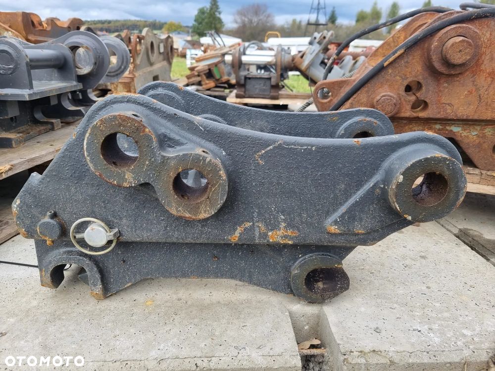 Nowe szybkozłącze Miller koparko ładowarka JCB KOMATSU FORD FIAT 3CX 4CX do koparki sworzeń 45mm do koparko ładowarki - 1