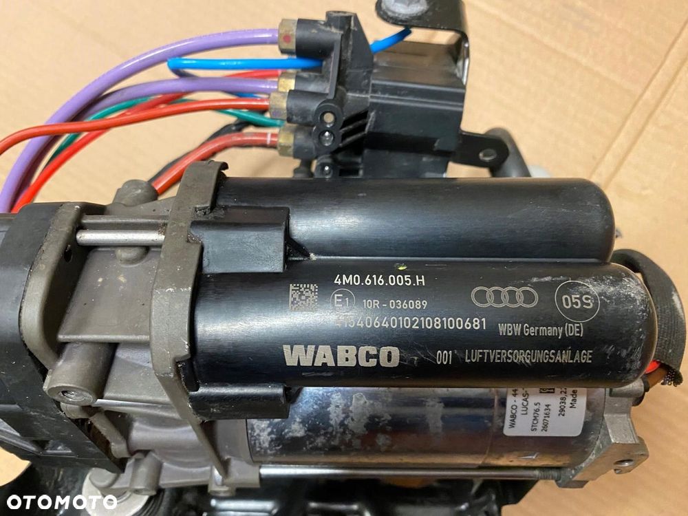 kompresor zawieszenia audi porsche vw 4m0616005h - 7