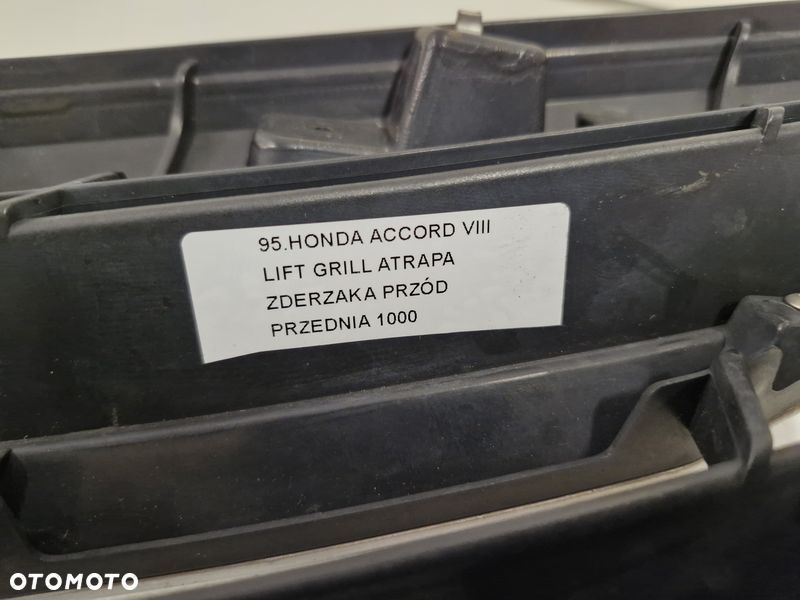 HONDA ACCORD 8 VIII LIFT GRILL ATRAPA ZDERZAKA PRZÓD PRZEDNIA - 10