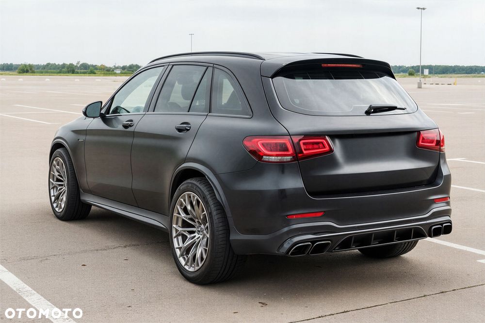mercedes glc x253 2019-2022 dyfuzor tylny z pdc stylizujący na amg glc - 3