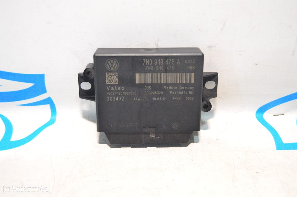 CENTRALINA ECU PARQUE PARK PARKING ESTACIONAMENTO SENSOR SENSORES MODULO ELETRONICO VALEO VW VOLKSWAGEN 7N0919475A 7N0919475 VW VOLKSWAGEN SHARAN II 2 MK2 7N1 7N2 SEAT ALHAMBRA - 6