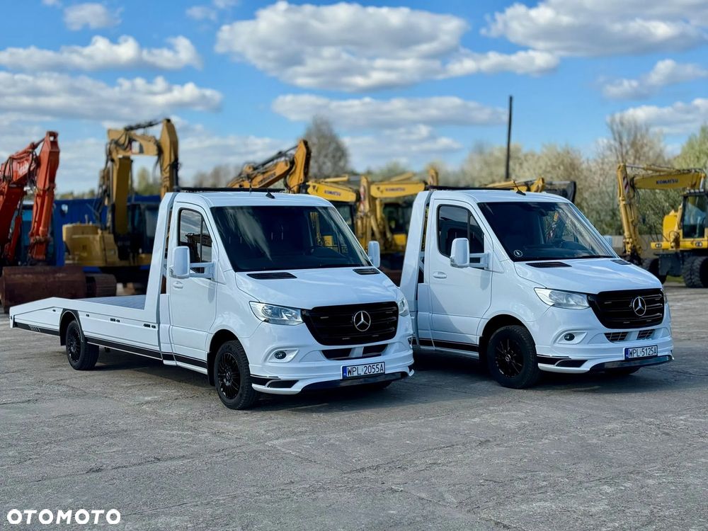 Mercedes-Benz Sprinter 317 Autolaweta najazd alu Hak 3500kg - 2