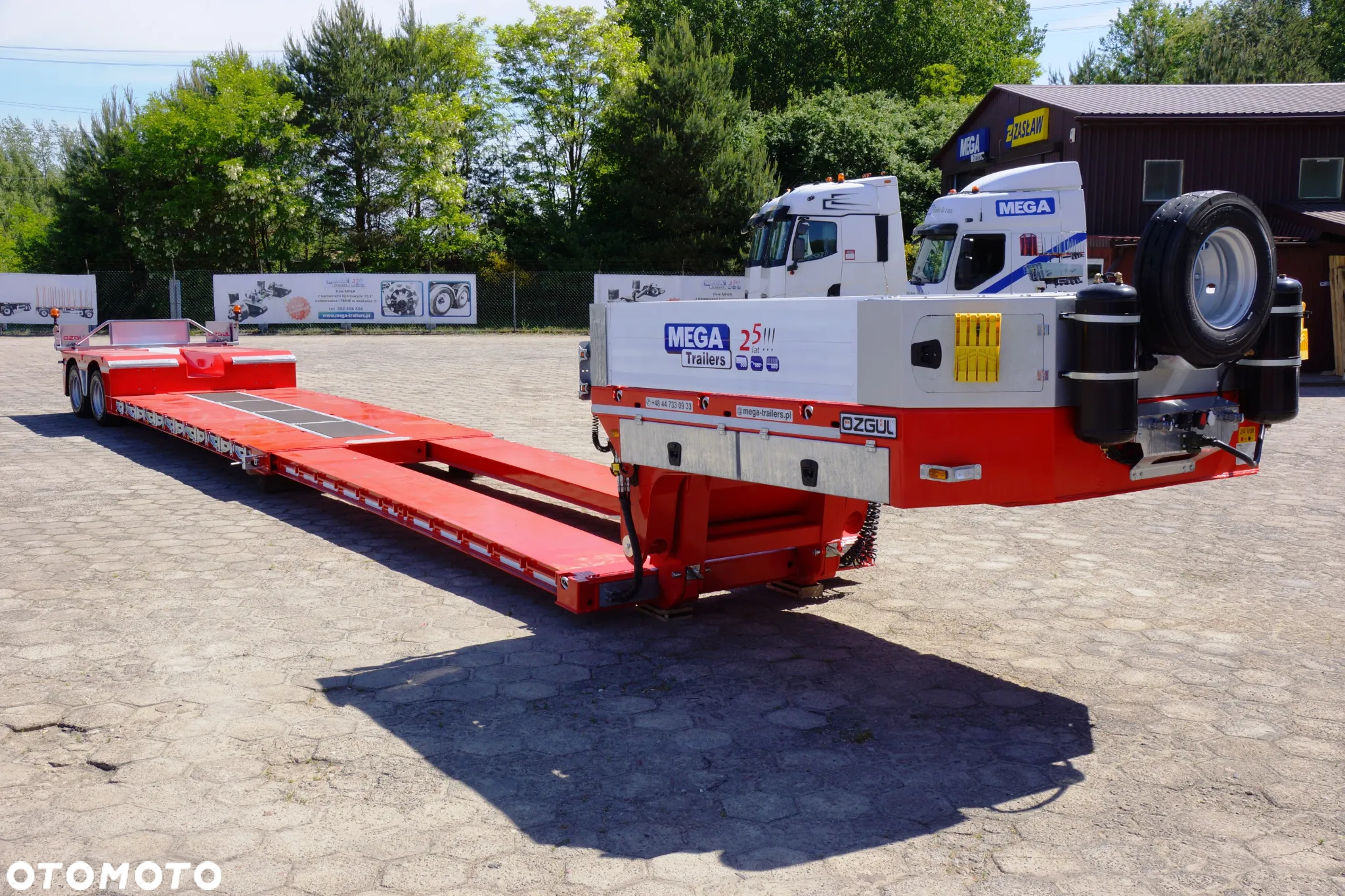 Inny TIEFBETT - MEGA TRAILERS - wersja STRONG - OSIE SAF - TRIDECK - ALUFELGI - 24