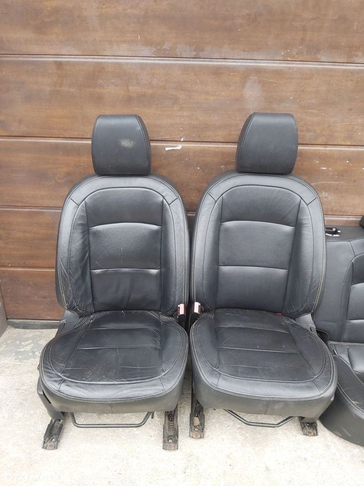Nissan Qashqai I J10 Lift Fotel lewy prawy przód tył kanapa skóra RHD UK - 2