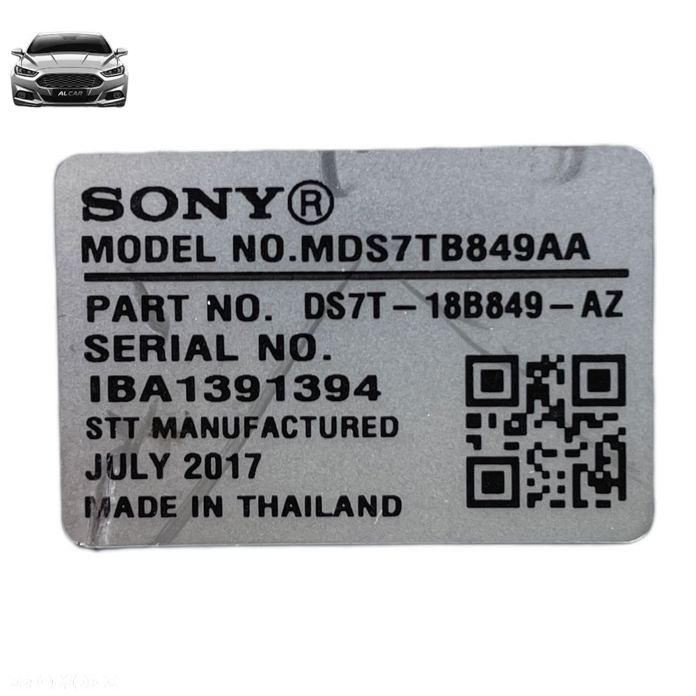 WZMACNIACZ AUDIO GŁOŚNIKÓW SONY FORD MONDEO MK5 DS7T-18B849-AZ - 4