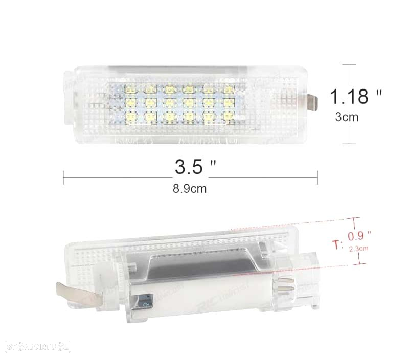 LÂMPADA LED DE PORTA-MALAS PARA SEAT VW - 3