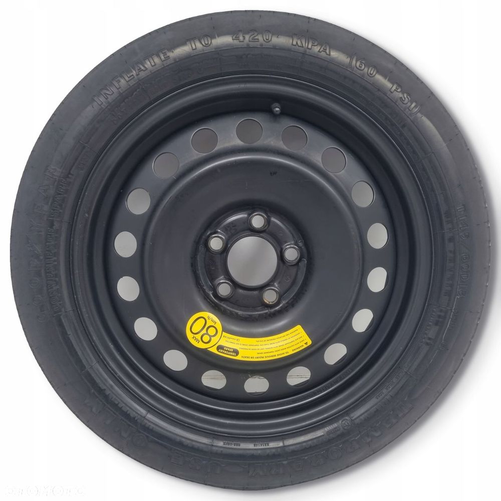 KOŁO DOJAZDOWE Chrysler 300C Lancia Thema 145/80 R18 5x115 A2.6465AA zapa - 1