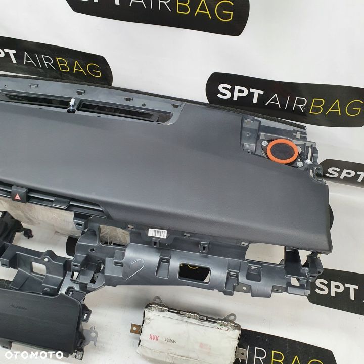 TOYOTA CAMRY DESKA ROZDZIELCZA KONSOLA KOKPIT PULPIT PODUSZKI AIRBAG AIR BAG PASY KIT SET - 4