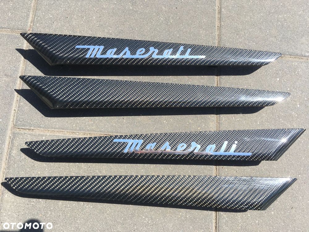 CARBON LISTWY DEKORY DRZWI MASERATI GHIBLI III - 1