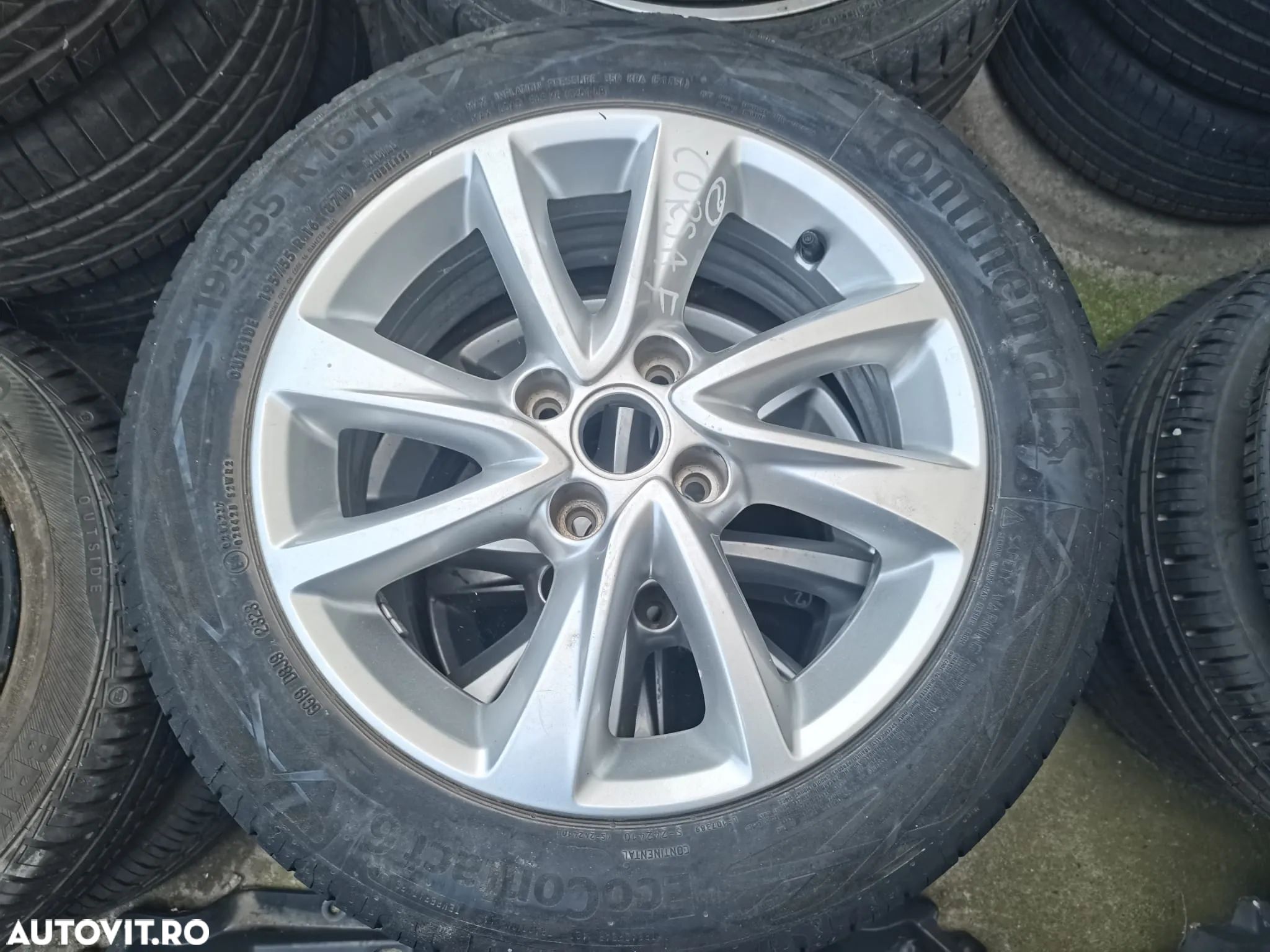 Jante 16 Opel Corsa F 195/55R16 6,5J6 CH4-38 - 1