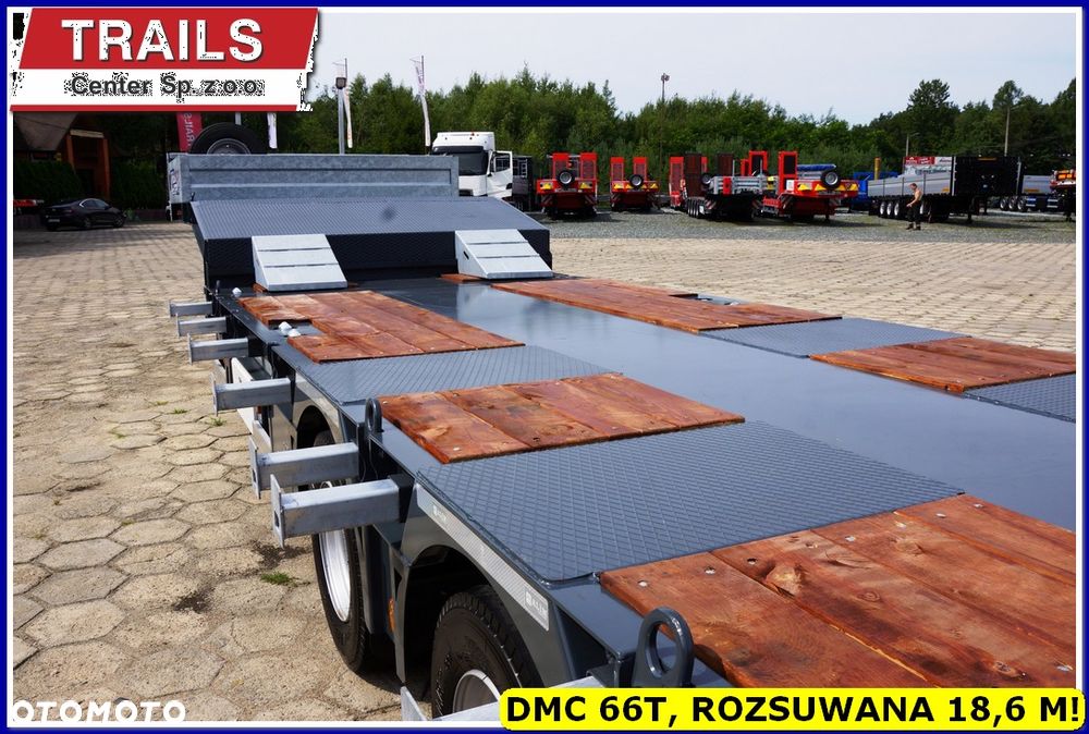 Inny Niska podłoga 4-osie, rozciągana dł. 18,60 m,  własne PTO, NAJAZDY HYDRAULICZNE. !!! - 31