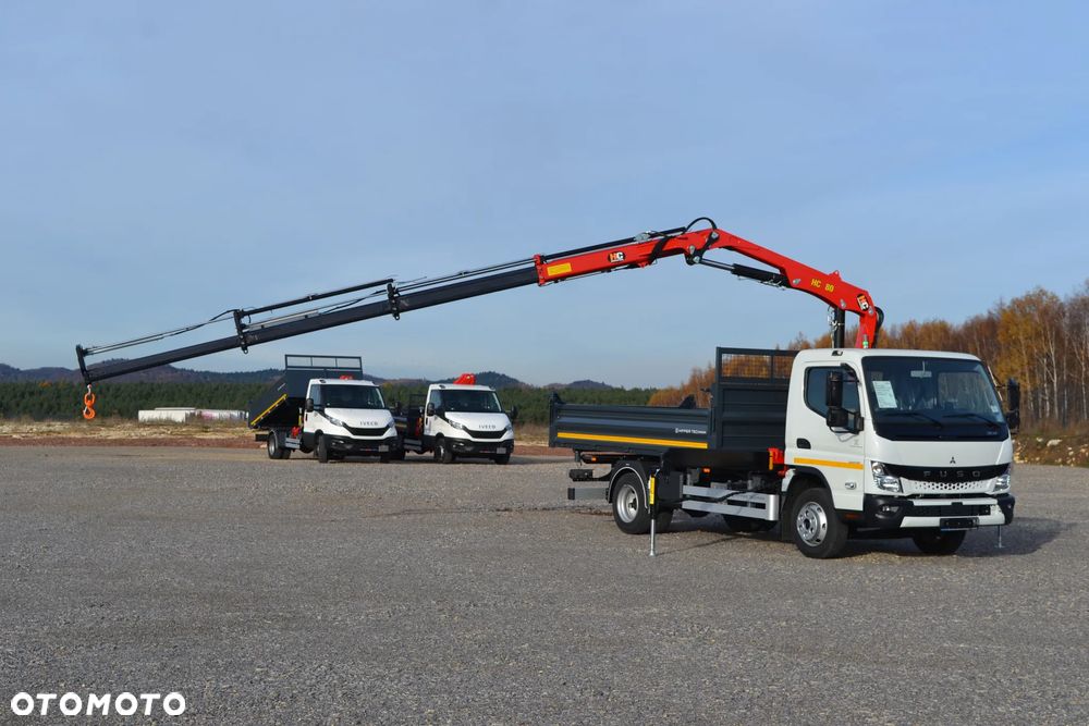FUSO Mitsubishi Canter 9C18 Nowy Żuraw HDS HYVA HB 60E1 Nowy 3-stronny WYWROT Kiper Wywrotka - 18