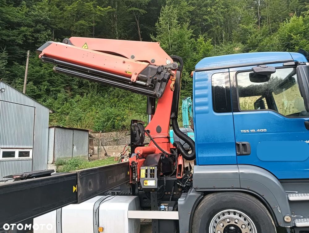 MAN TGS 18.400 4x2 HDS Palfinger PK 22002-EH | Euro 5 | Sprowadzony DE | 400 tys. km | ciągnik siodłowy HDS żuraw dźwig podnośnik - 4