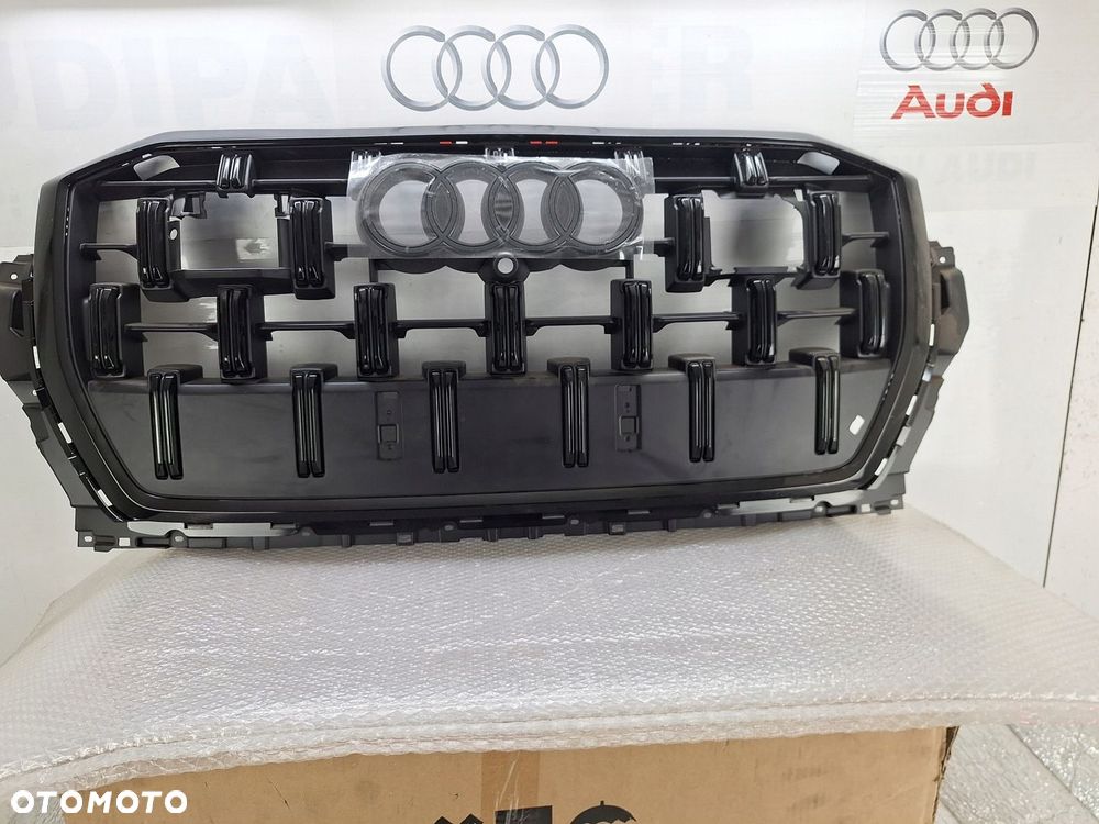 GRILL ATRAPA AUDI Q7 4M 4M0 MODEL 2024-NOWY ORYGINAŁ OE ASO 4M0853651BL - 1