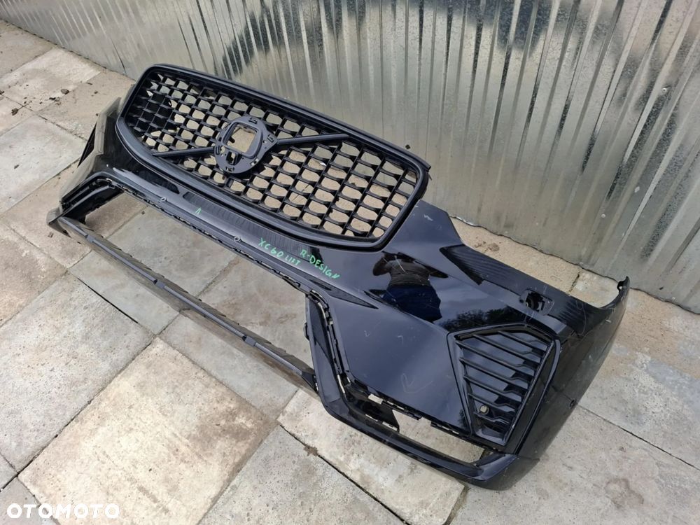 ZDERZAK PRZEDNI PRZÓD VOLVO XC60 II LIFT R DESING ŁADNY GRILL - 4