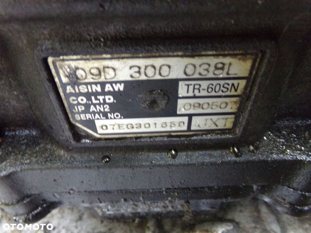 VW TOUAREG 2.5 TDI 09r 175KM skrzynia biegow AUTOMAT 4x4 JXT 09D300038L - 6