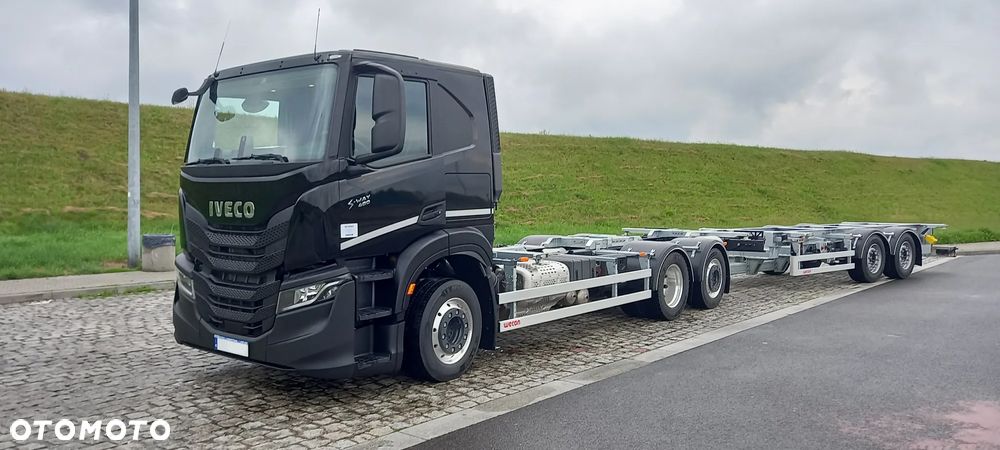 Iveco S-WAY + przyczepa Wecon 2 osiowa stan idealny bez przebiegu BDF - 1