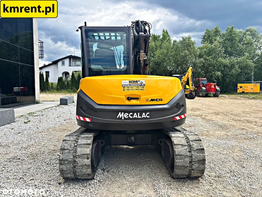 Mecalac 8 MCR MINI-KOPARKA 2012R. | MECALAC 6 MCR, JCB 8065 8080 8085 85 Z VOLVO ECR 88, CAT 308, 307 , BOBCAT 80 KOMATSU PC 88 - 29