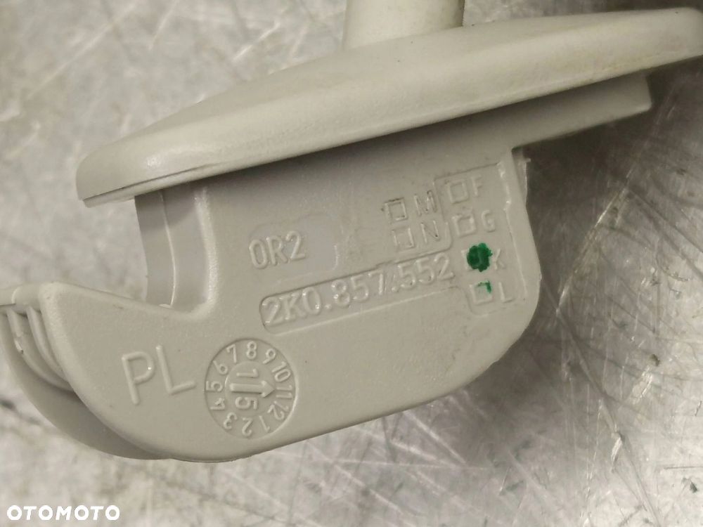 Osłona przeciwsłoneczna Prawa Prawy Przód Volkswagen Caddy III 2K0857552 - 14