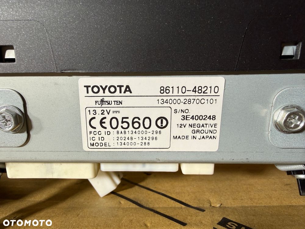 Wyświetlacz główny Lexus RX400h 03-09r. Nr. 86110-48210. Wersja angielska. - 3