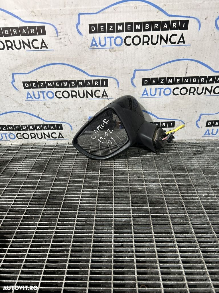 Oglinda stanga Renault Captur 2013 - 2017 4 Usi PORTOCALIU (1202) Fara rabatare - 2
