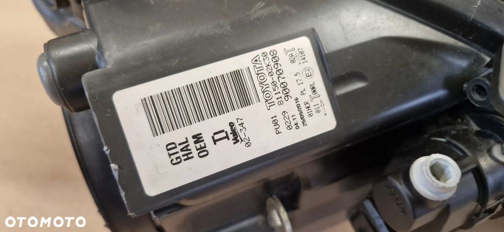 TOYOTA AURIS II LIFT REFLEKTOR LEWY 81150-02K30 ORYGINAŁ EUROPA LAMPA - 7