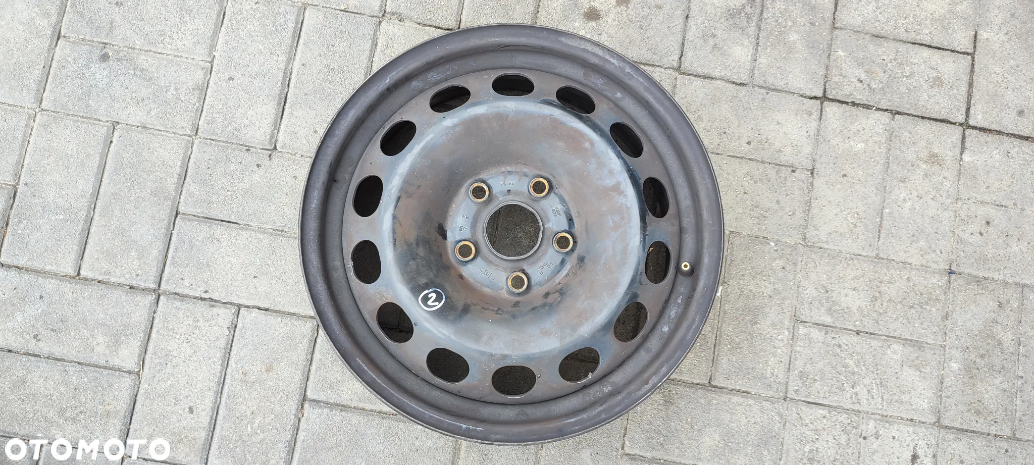 FELGI STALOWE 5x112 6,5Jx16 CALI ET50 VW AUDI SEAT SKODA KOMPLET 4 SZTUKI - 3