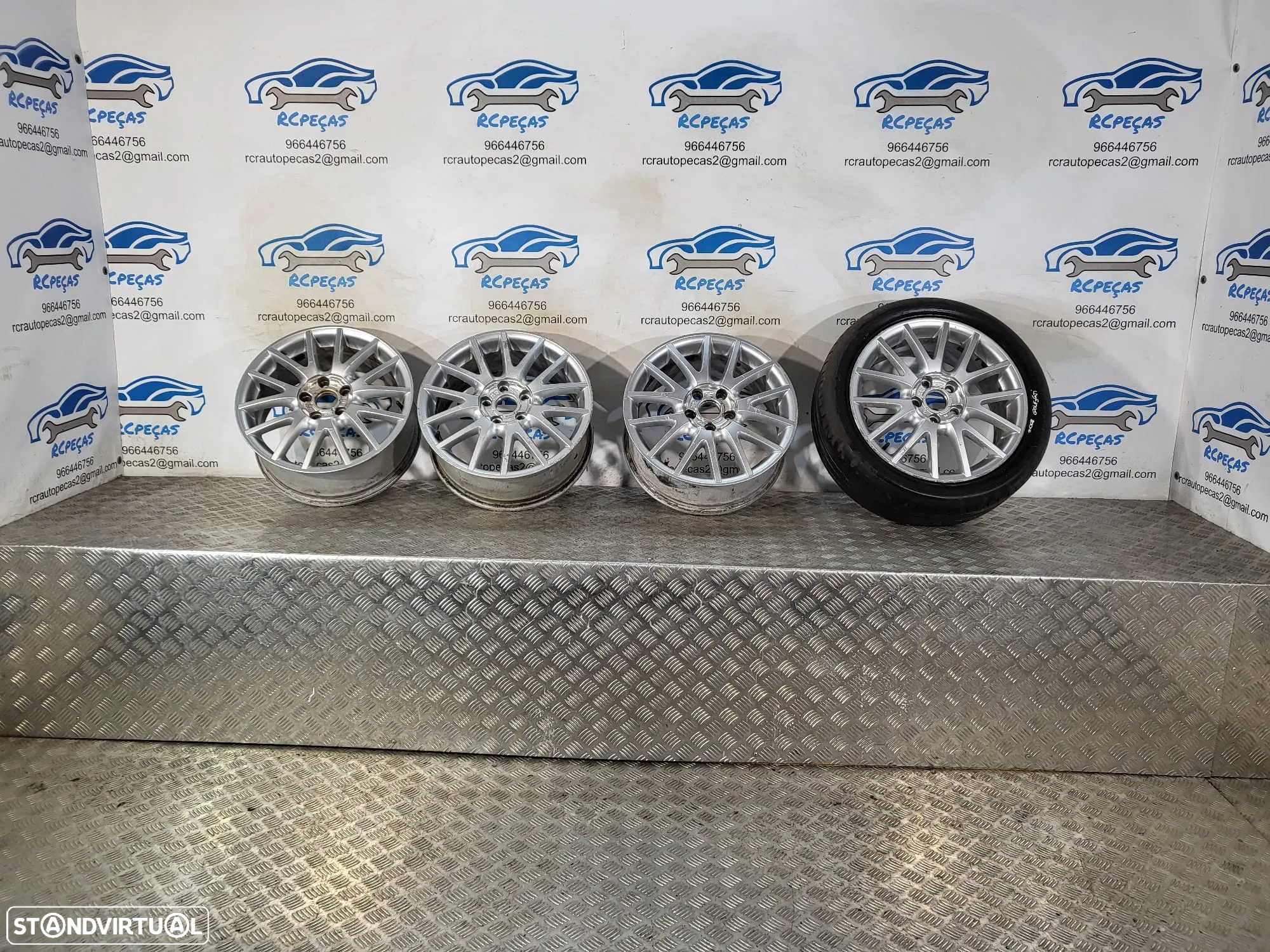 Conjunto Jantes 17 Originais VW Golf 5 Jetta 7J ET54 5x112 1K0601025AN - 2