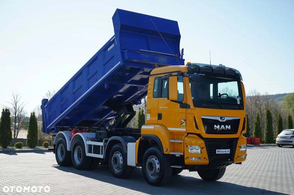 MAN TGS 35.500 / 8x4 / WYWROTKA / HYDROBURTA / BORDMATIK / NAVI / 2019 ROK - 9