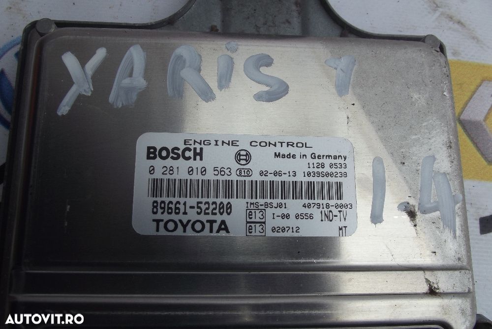 Calculator Toyota Yaris 2001-2005 ECU motor 1.4diesel dezmembrez Yaris - 1