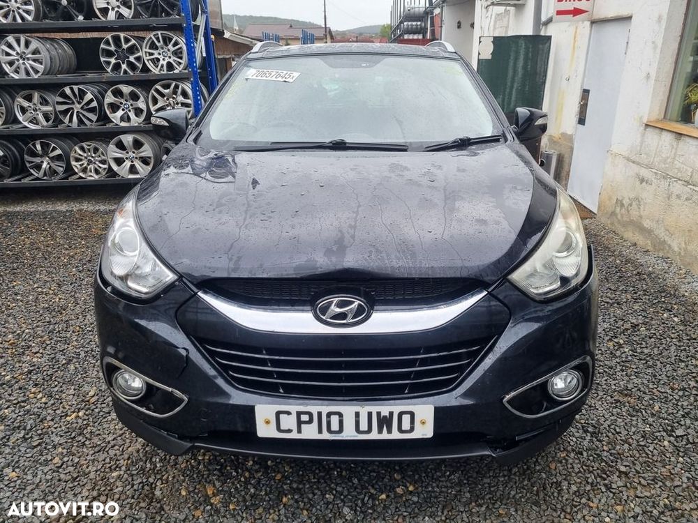 Bara fata Hyundai IX35 2010 - 2019 Black Pearl 1K (1350) Diesel model fara spalatoare far - 7