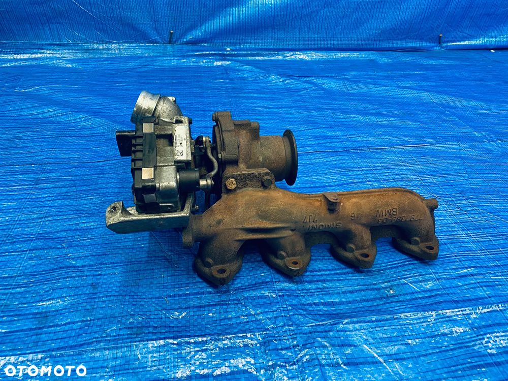 TURBO TURBINA TURBOSPRĘŻARKA BMW E60 E61 E81 E84 E87 E88 E90 E91  2.0D N47 143KM ; 7800594 ORYGINAŁ - 6