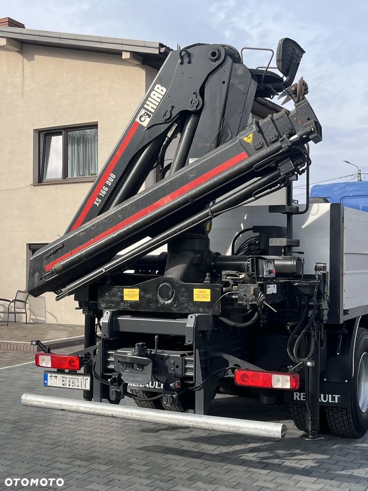 Renault ZESTAW- PREMIUM LANDER 460DXI / 6X4/ HDS HIAB 166 B-3 DUO- 12,5m / NOWE OPONY + PRZYCZEPA GNIOTPOL - 21