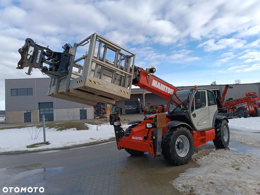 Manitou ładowarka teleskopowa MT 1440 A homologacja pracy z koszem - 3