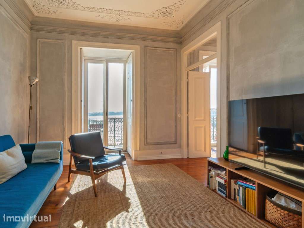 Duplex com vista extraordinária sobre Lisboa - Grande imagem: 2/20