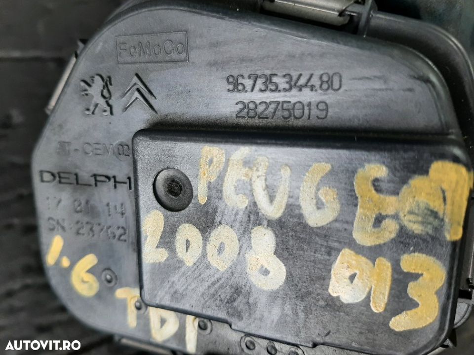 Clapeta acceleratie 1.6 hdi peugeot 206 207 208 2008 citroen c3 ford 9673534480 - 2