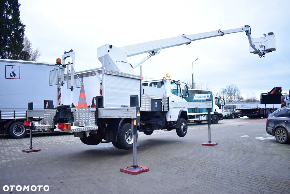 Mercedes-Benz Vario 816 / Euro 5/ 4x4/ Zwyżka/ Podnośnik koszowy Ruthmann TB 220/ 22 m. / Steiger/ Hubarbeitsbühne/ Reduktor ! / Sprowadzony z Niemiec/ Stan Perfekcyjny ! - 17
