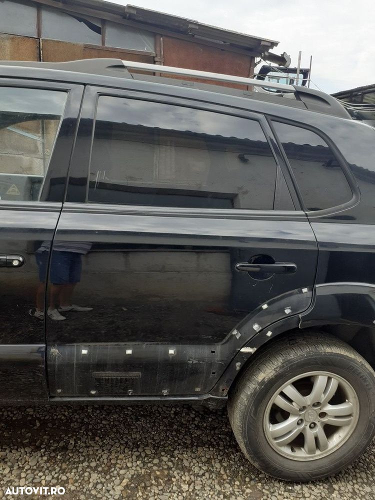 Usa Stanga Spate Hyundai Tucson 2006 - 2010 SUV 4 Usi Negru EB (582) - 2