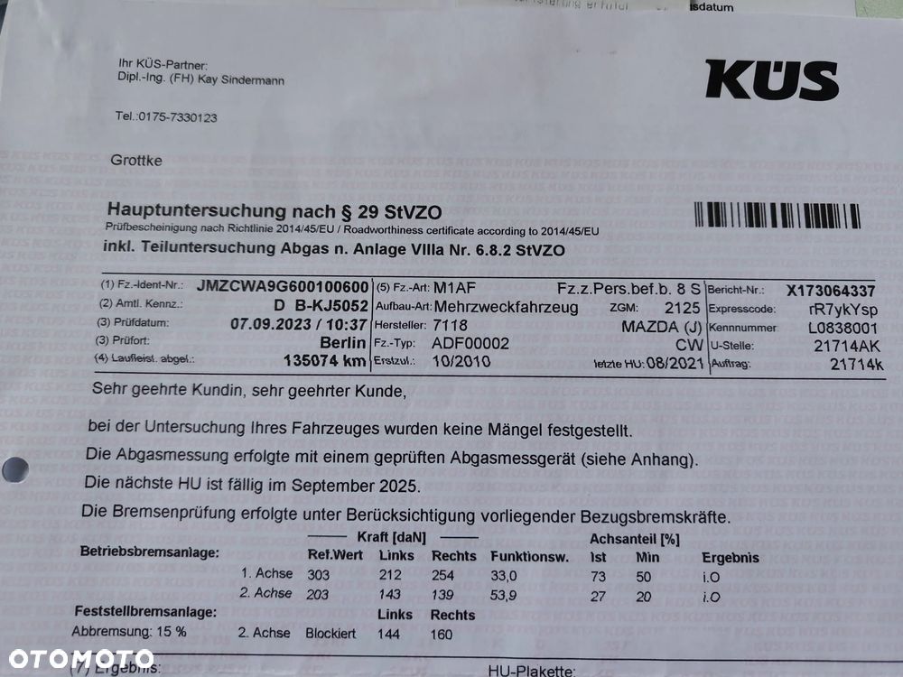 Mazda 5 2.0 MZR-DISI i-stop Edition 40 Jahre - 34