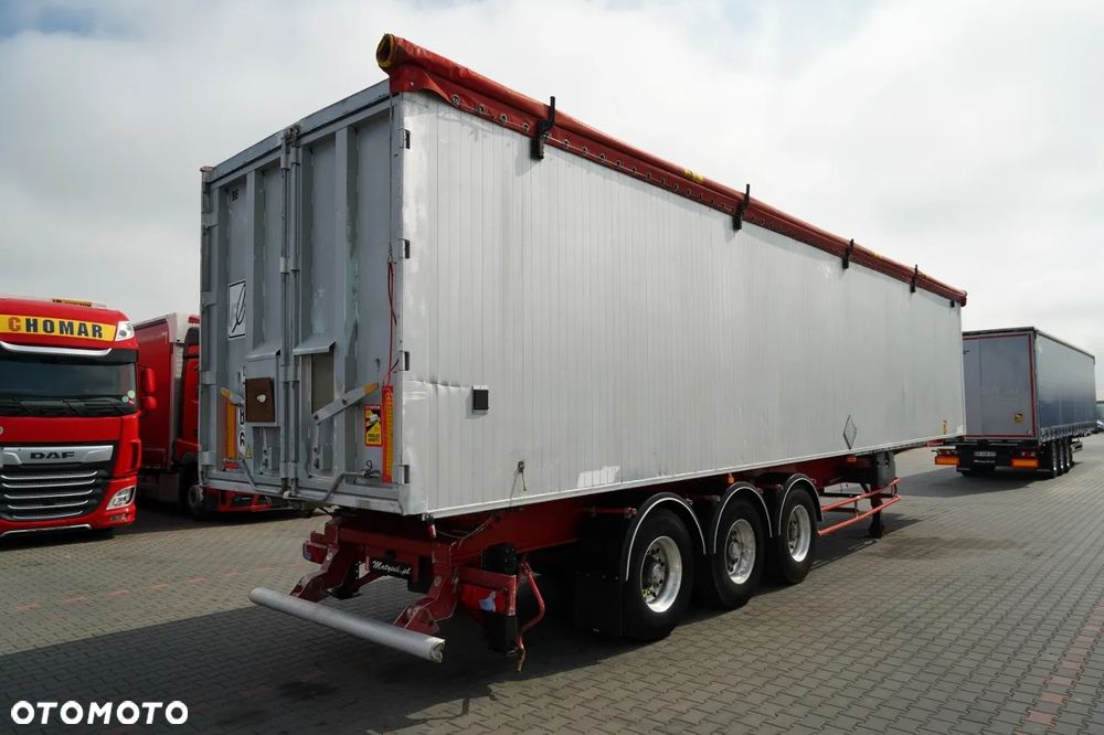 Benalu WYWROTKA 71 m3 / ALUMINIOWA  /  OŚ PODNOSZONA/ ALUFELGI / SPROWADZONA - 7