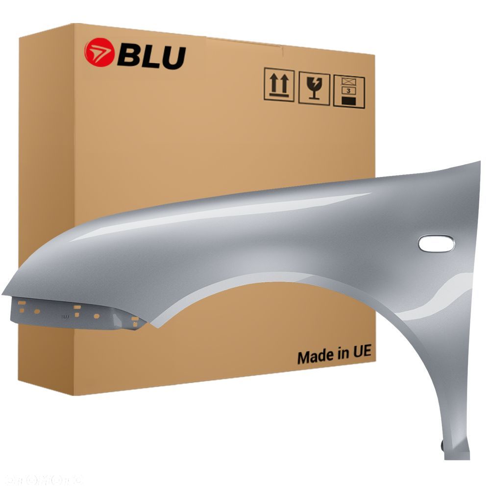 BLU Błotnik VW BORA LA7W lewy srebrny 98-05 1J przód ReflexSilber - 1