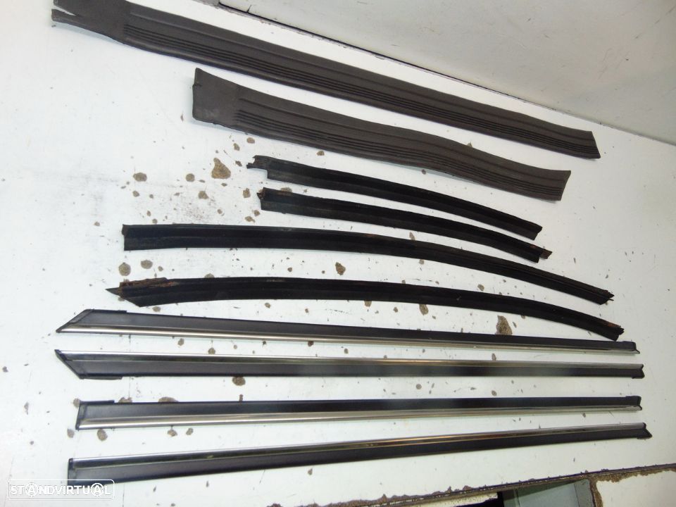 Renault 18 gts frisos das portas cromados e raspadores dos vidros - 4