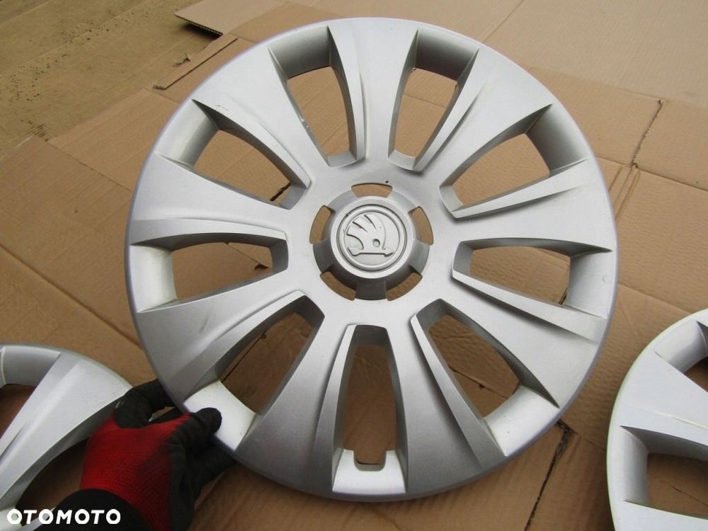 4x Kołpaki 16 Skoda Fabia Octavia I II III IV Kamiq Karoq Scala Superb Yeti - 13