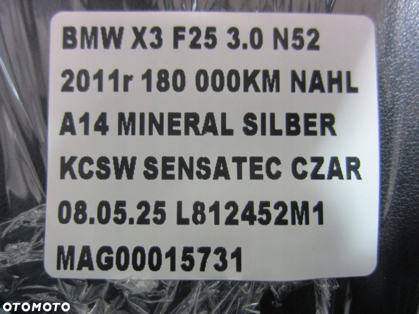 BMW F10 F01 F06 F30 F25 E46 01402982694 ETUI NA DOKUMENTY SERWISOWE KSIĄŻKA - 4