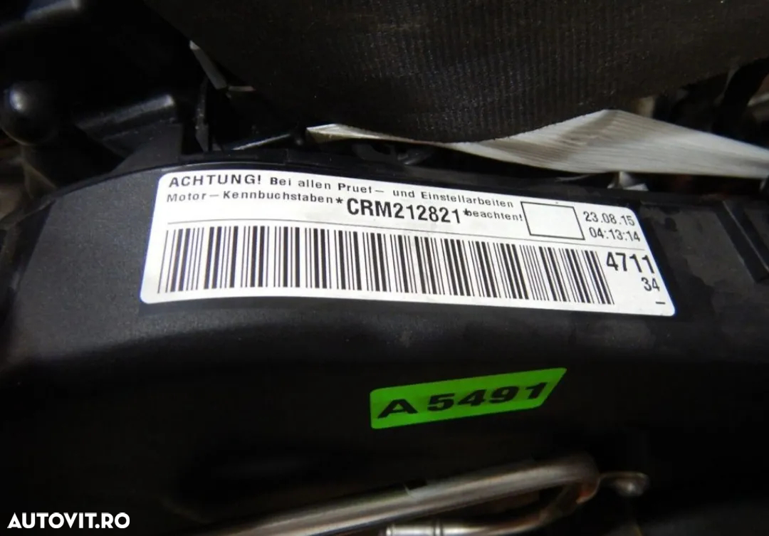 Motor 2.0 diesel CRMB CRM Skoda Octavia 110Kw 2015 -2019 - 2