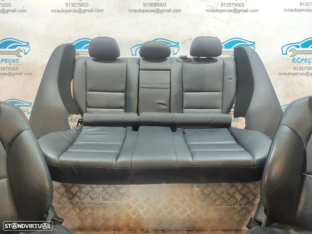 Conjunto Bancos Pele Mercedes Benz Class C W204 Sport AMG Carrinha Elétricos Aquecidos - 6