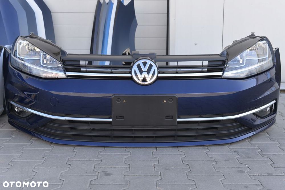 MASKA ZDERZAK BŁOTNIK GRILL LAMPA PAS BELKA XENON VW GOLF 7 VII Lift - 6